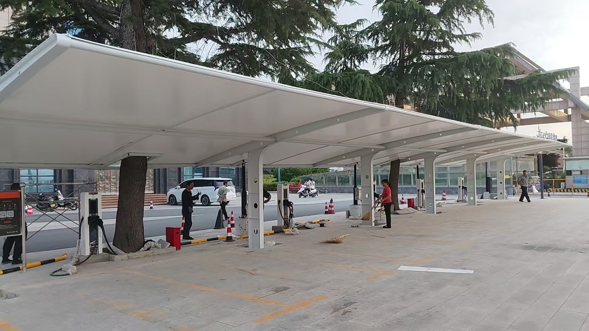 张家界膜结构看台案例
