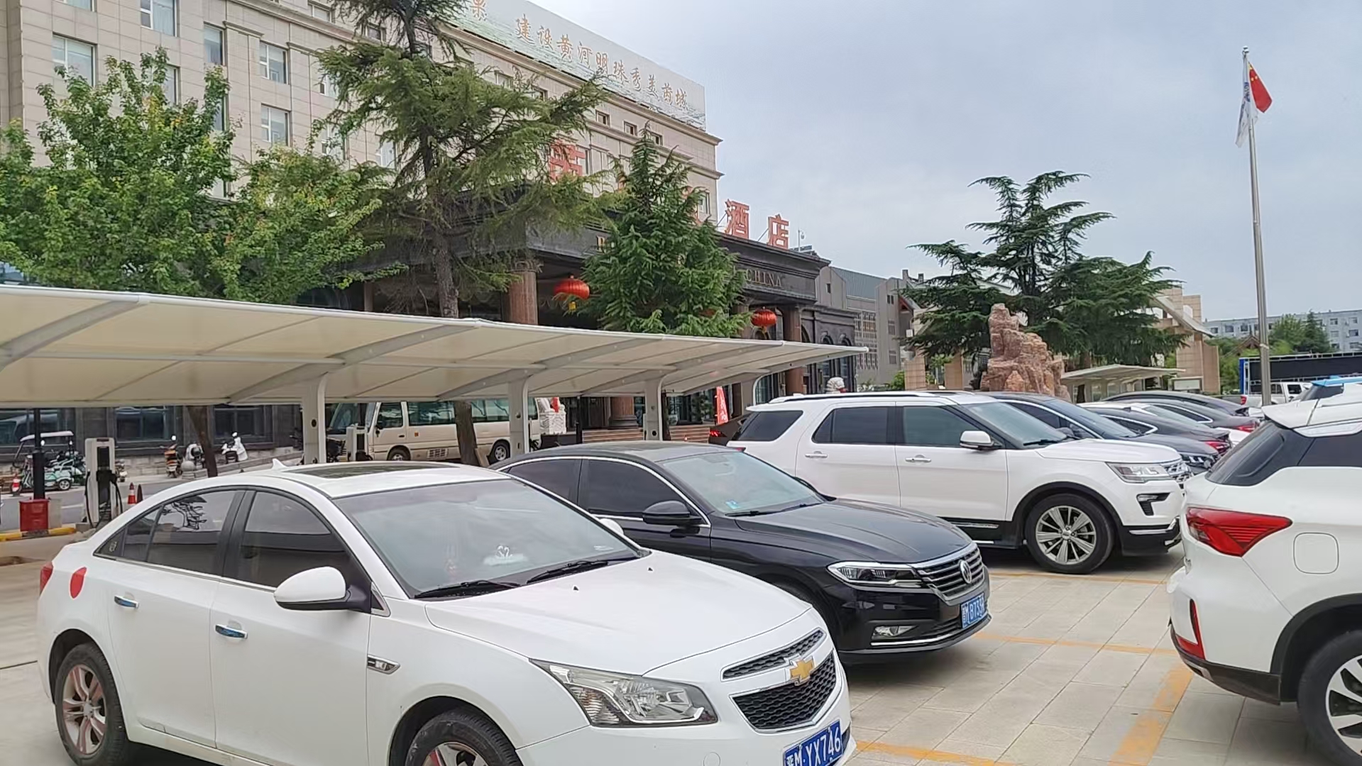 延安膜结构看台案例