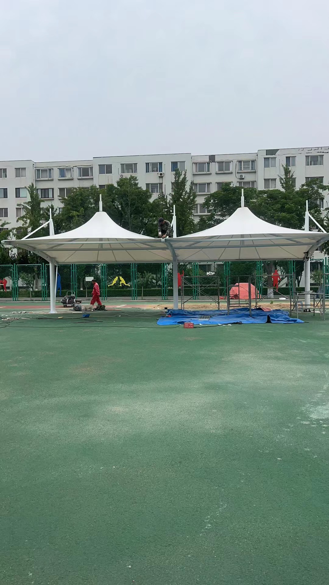 唐山充电桩车棚案例