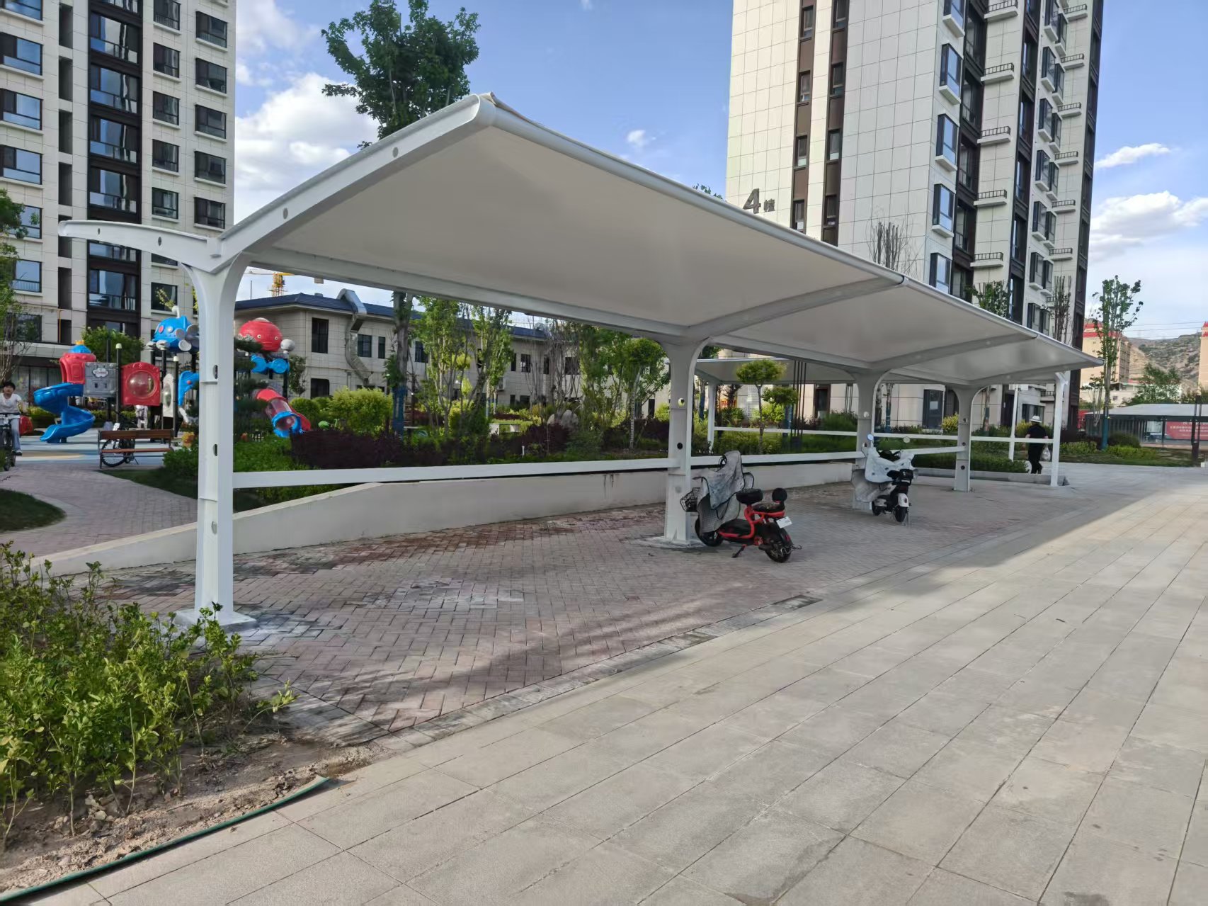 居住社区膜结构